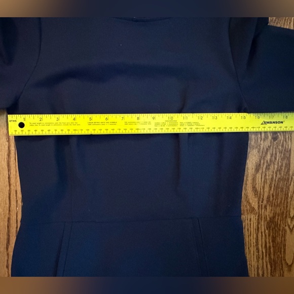 Spanx Perfect A-Line 3/4 Sleeve Dress – Navy Blue - Small - Picture 10 of 13